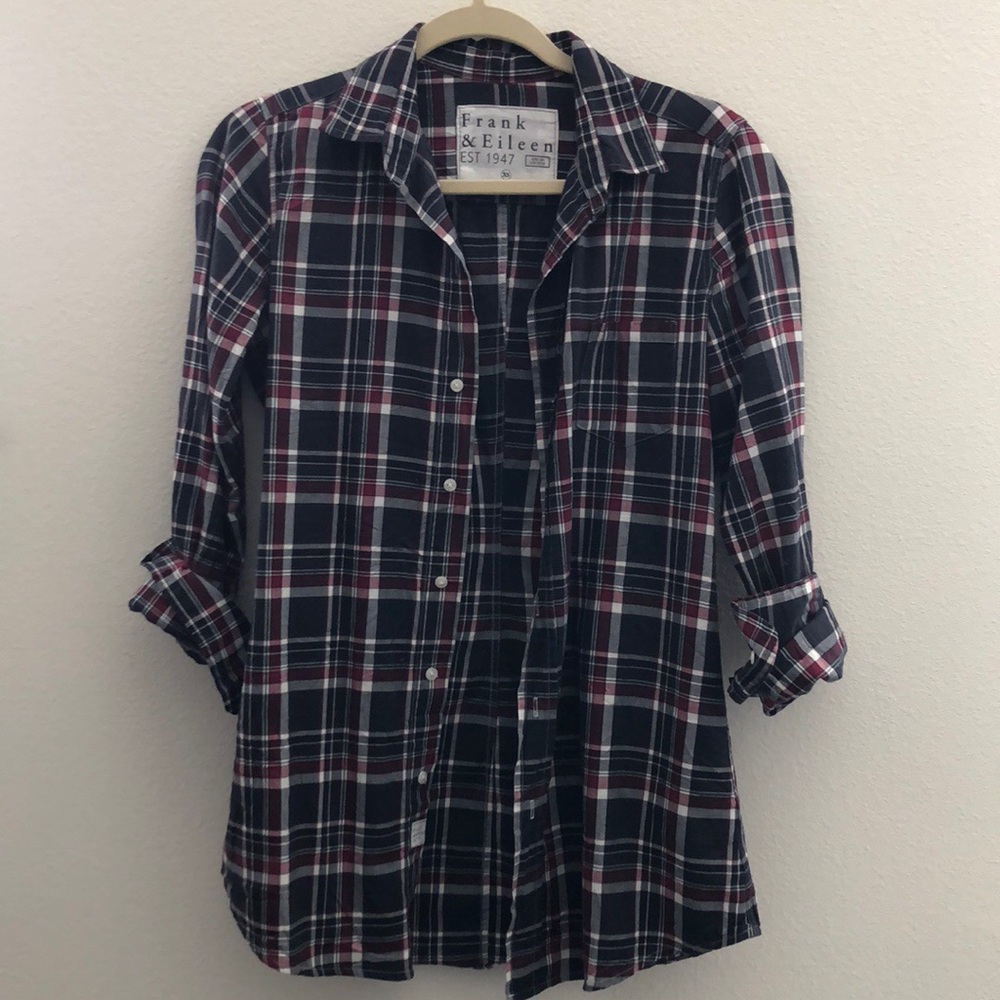 Frank and Eileen button down